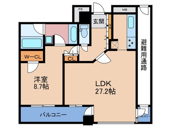 ザ・梅田タワー(3504)の物件間取画像